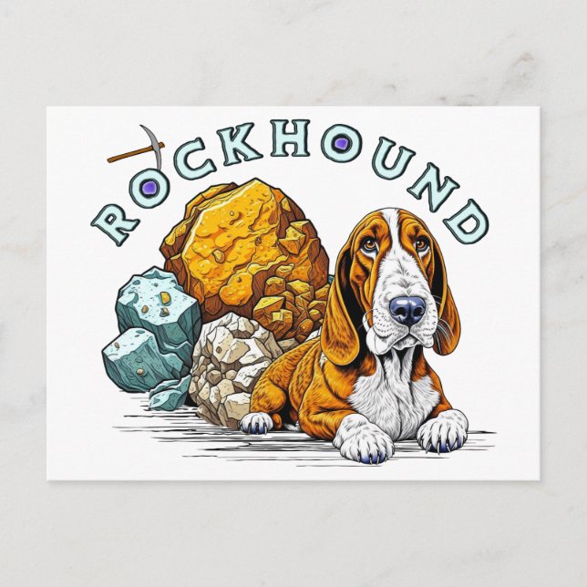 Carte Postale Rockhound Pun (Devant)