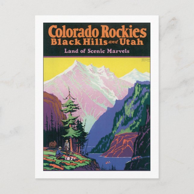 Carte Postale Rockies du Colorado (Devant)