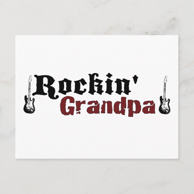 Carte Postale Rockin Grandpa (Devant)