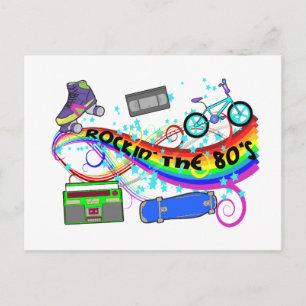 Carte Postale Rockin Les années 80
