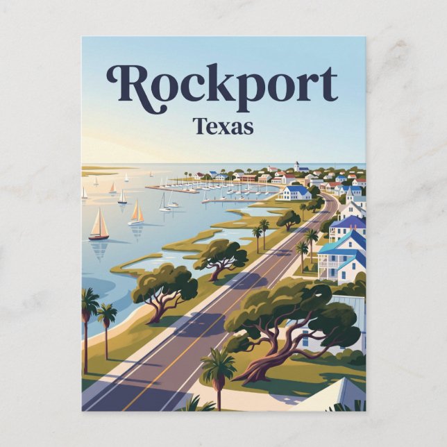 Carte Postale Rockport États-Unis (Devant)