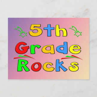Carte postale Rocks de 5e année