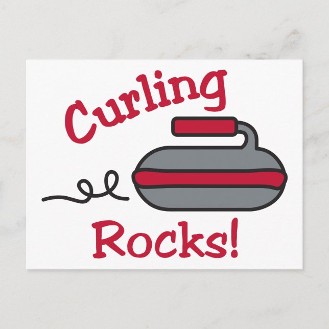 Carte Postale Rocks de curling (Devant)