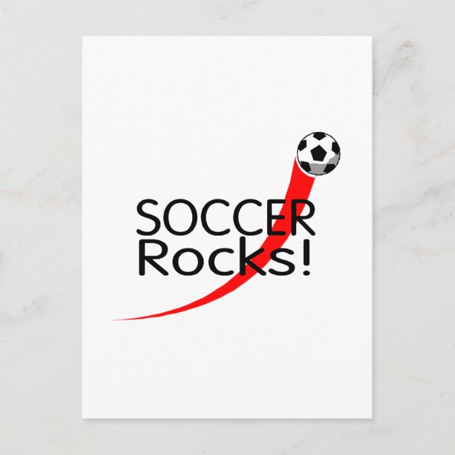 Carte Postale Rocks de football (Devant)