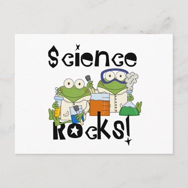 Carte Postale Rocks de la science des grenouilles (Devant)