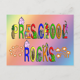 Carte Postale Rocks préscolaires - Étoiles