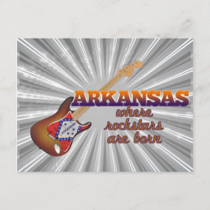 Carte Postale Rockstars est né en Arkansas