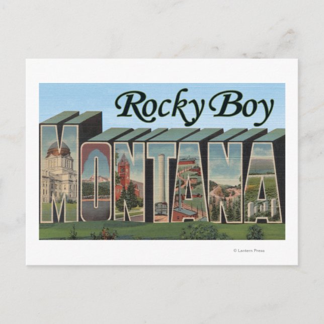 Carte Postale Rocky Boy, Montana (Devant)