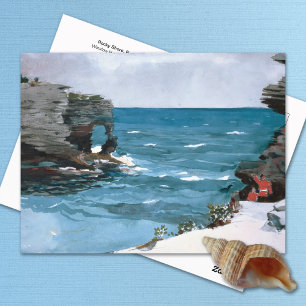 Carte Postale Rocky Shore Bermudes Winslow Homer