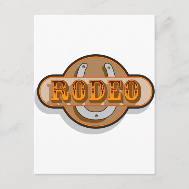 Carte Postale Rodeo Horseshoe (Devant)