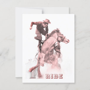 Carte Postale Rodeo Ride