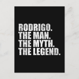 Carte Postale Rodrigo nom, Rodrigo L'Homme Le Mythe La Légende