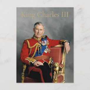 Carte Postale Roi Charles III