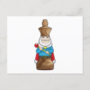Carte Postale Roi d'échecs