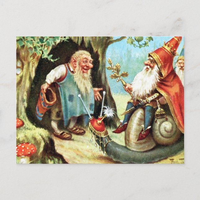 Carte Postale Roi des Gnomes (Devant)