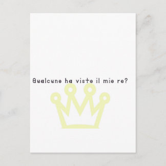 Carte Postale Roi d'Italie