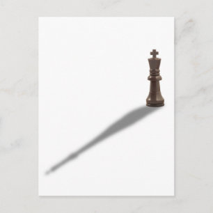 Carte Postale Roi Noir Solitaire