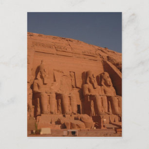 Carte Postale rois d'Abou Simbel
