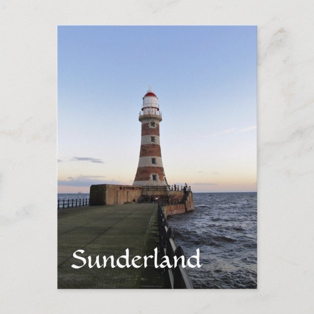 Carte Postale Roker Lighthousem, Sunderland (Devant)