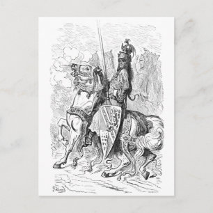 Carte Postale Roland Comte des Mans et Chevalier des Blaives