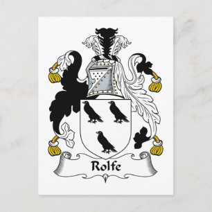 Carte Postale Rolfe Family Crest