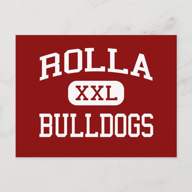 Carte Postale Rolla - Bulldogs - lycée - Rolla Missouri (Devant)