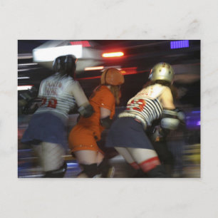 Carte Postale Roller Derby