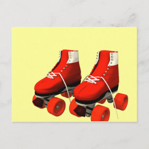 Carte Postale Rollerskates