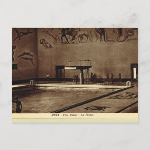 Carte Postale Roma, Foro Italico, Piscine