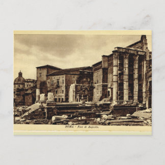 Carte Postale Roma, Forum d'Auguste