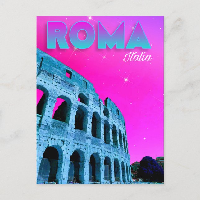 Carte Postale Roma, Italia - Rome, Italy - Colosseum Postcard  (Devant)