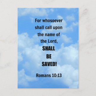 Carte Postale Romains 10:13