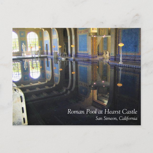 Carte Postale Roman Pool at Hearst Castle, Californie (Devant)
