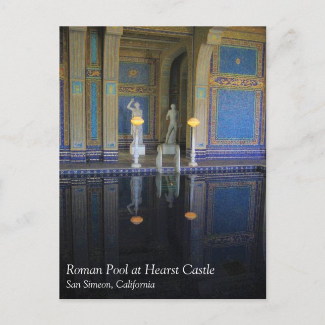 Carte Postale Roman Pool at Hearst Castle, Californie (Devant)