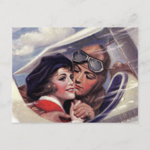 Carte Postale Romance dans le ciel