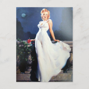 Carte Postale Romance Pin Up