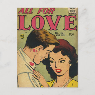 Carte Postale Romance Vintage