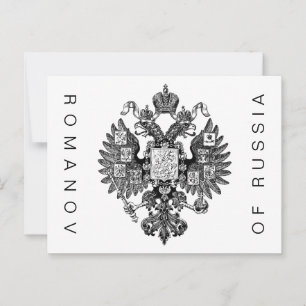 Carte postale ROMANOV DE RUSSIE
