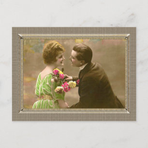 Carte Postale Romantic Couple - embrasse-moi