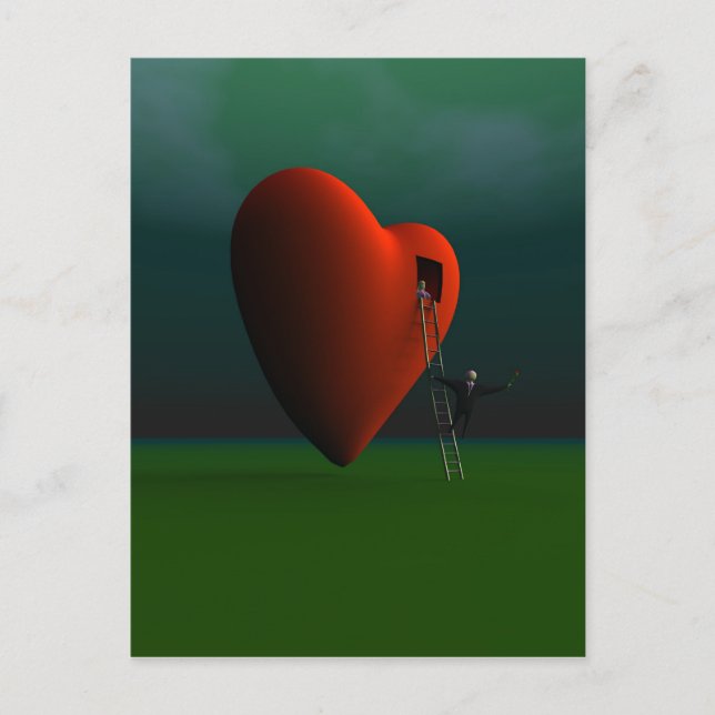 Carte postale romantique (Devant)