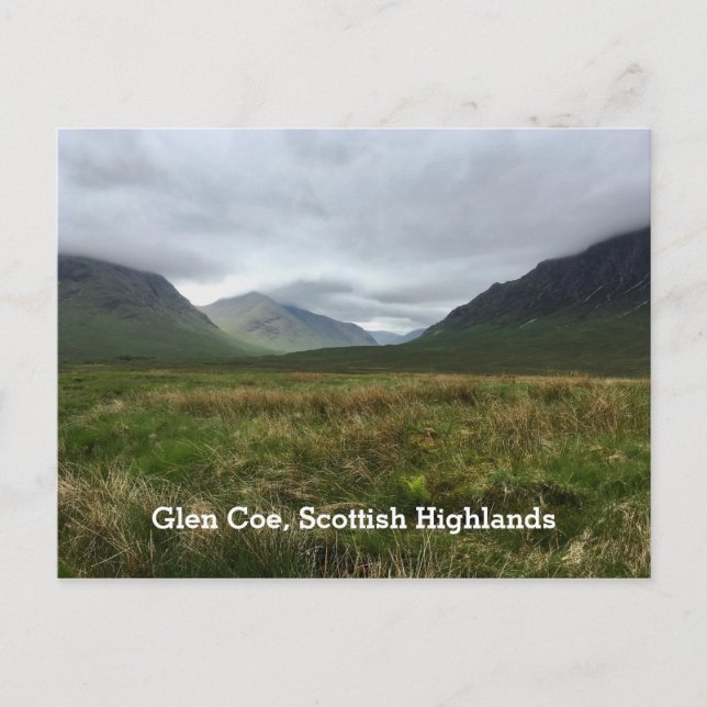 Carte Postale Romantique Glen Coe Mountains Scottish Highlands (Devant)