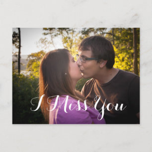 Carte postale romantique personnalisée avec photo