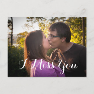 Carte postale romantique personnalisée avec photo