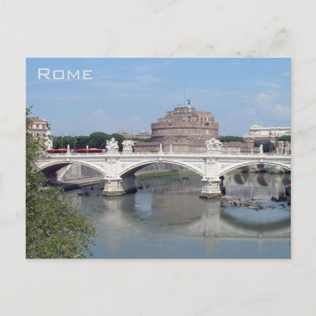 Carte Postale Rome - Castel Sant Angelo (Devant)