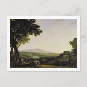 Carte Postale Rome de la Villa Madama (huile sur toile)