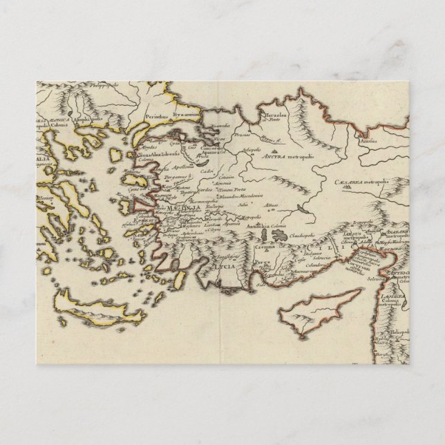 Carte Postale Rome, Grèce, Turquie (Devant)