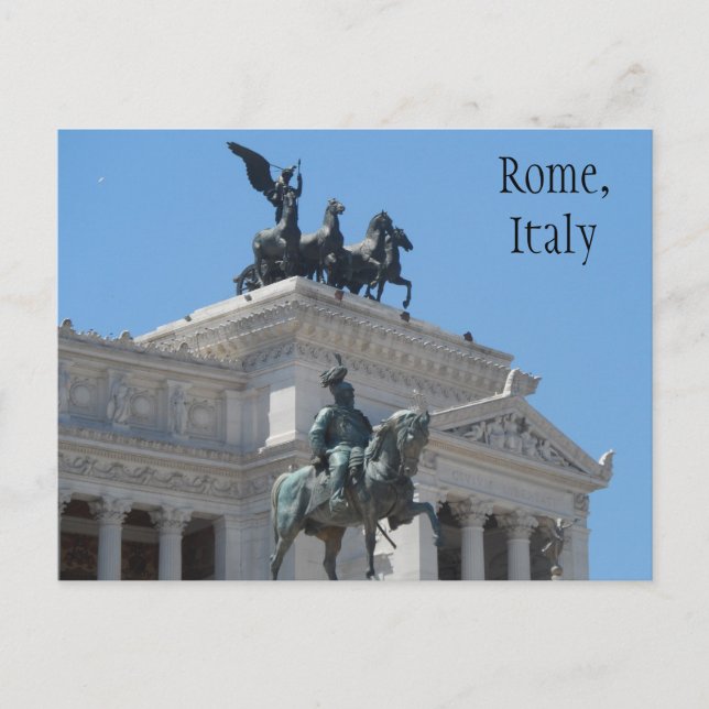 Carte Postale Rome, Italie (Devant)