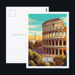 Carte Postale Rome Italie célèbres lieux de voyage<br><div class="desc">Rome Italie célèbres lieux de voyage</div>