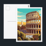 Carte Postale Rome Italie célèbres lieux de voyage<br><div class="desc">Rome Italie célèbres lieux de voyage</div>