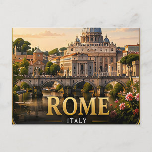 Carte Postale Rome Italie Expérience Capitale Antique 🏛️